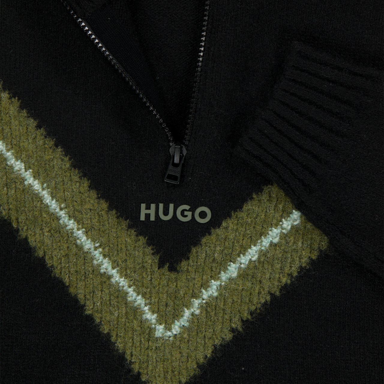 HUGO Kinder Jongens Trui In Zwart