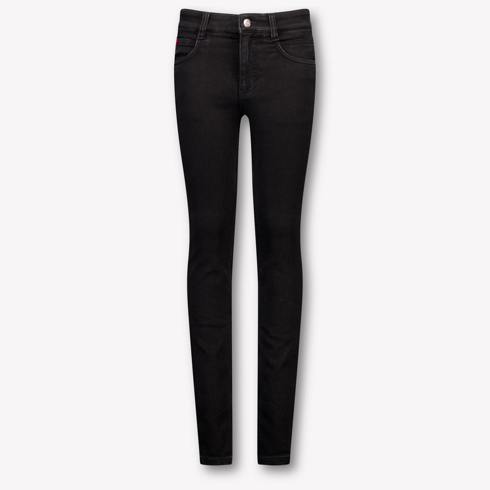 HUGO Kinder Jongens Jeans In Zwart