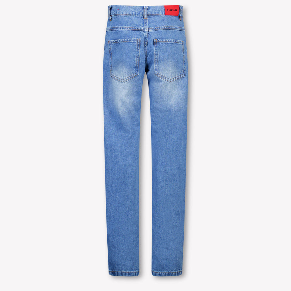 HUGO Kinder Jongens Jeans In Blauw