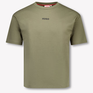 HUGO Kinder Jongens T-Shirt In Groen