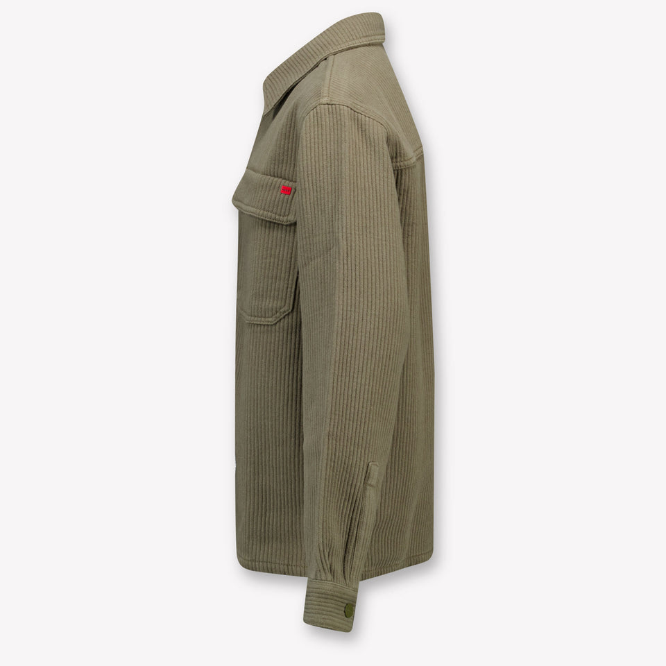 HUGO Kinder Jongens Blouse In Khaki