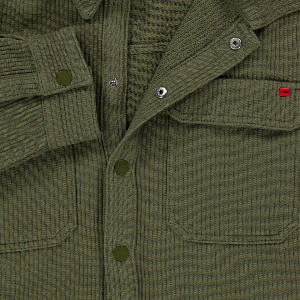 HUGO Kinder Jongens Blouse In Khaki