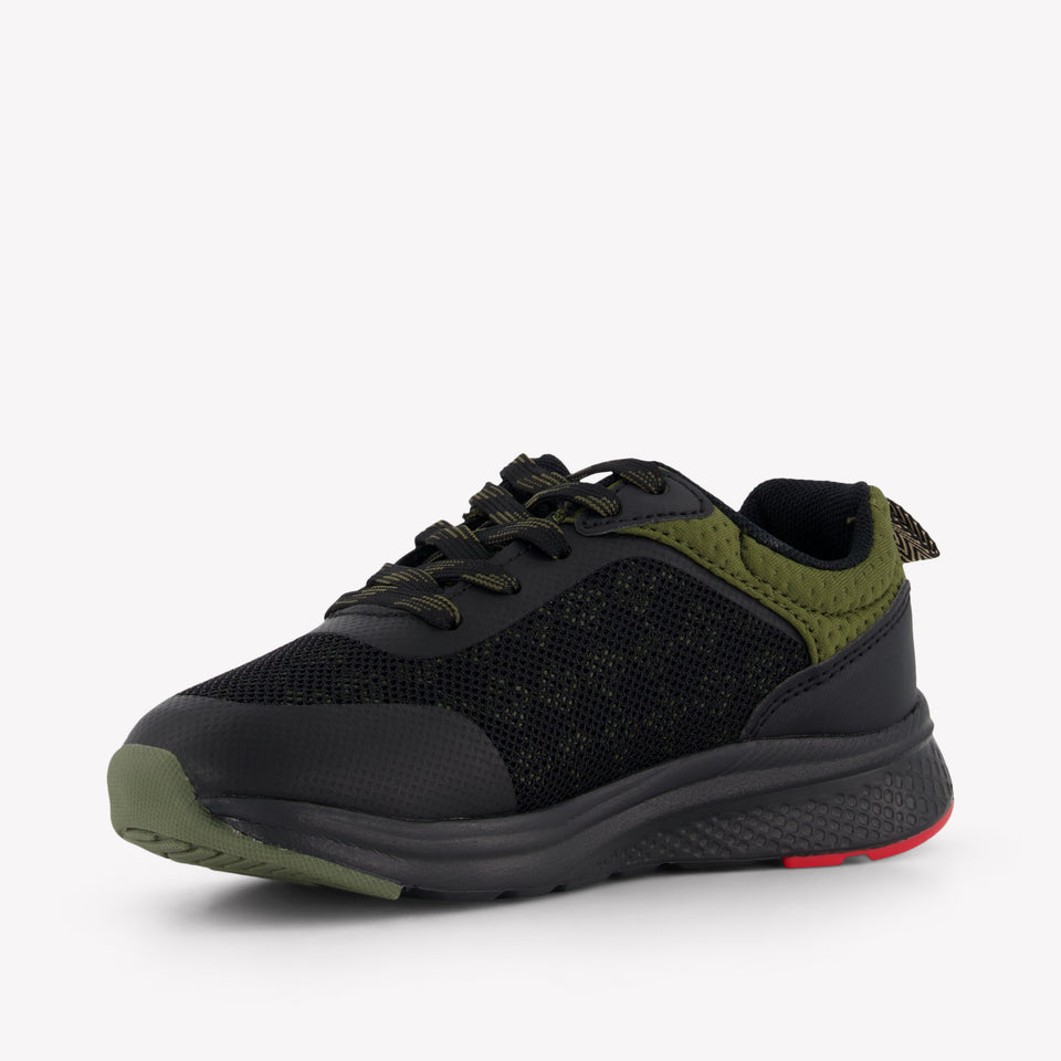 HUGO Jongens Sneakers In Zwart