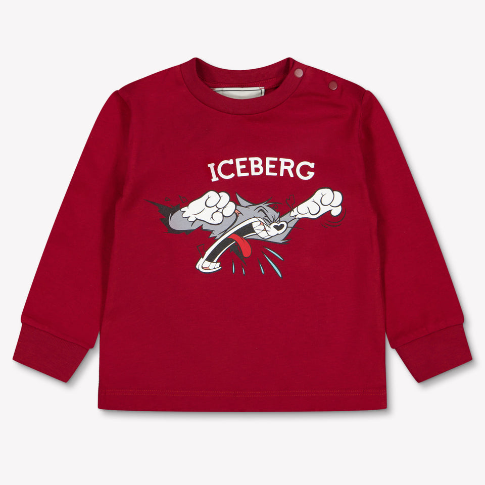Iceberg Baby Jongens T-Shirt In Rood