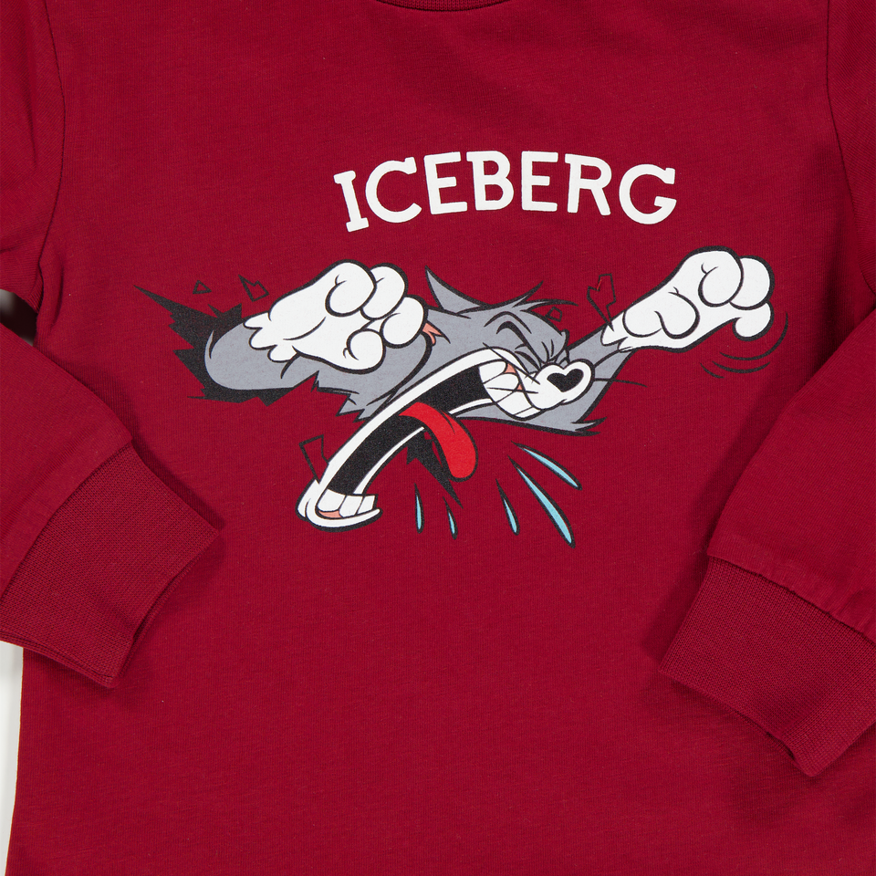 Iceberg Baby Jongens T-Shirt In Rood