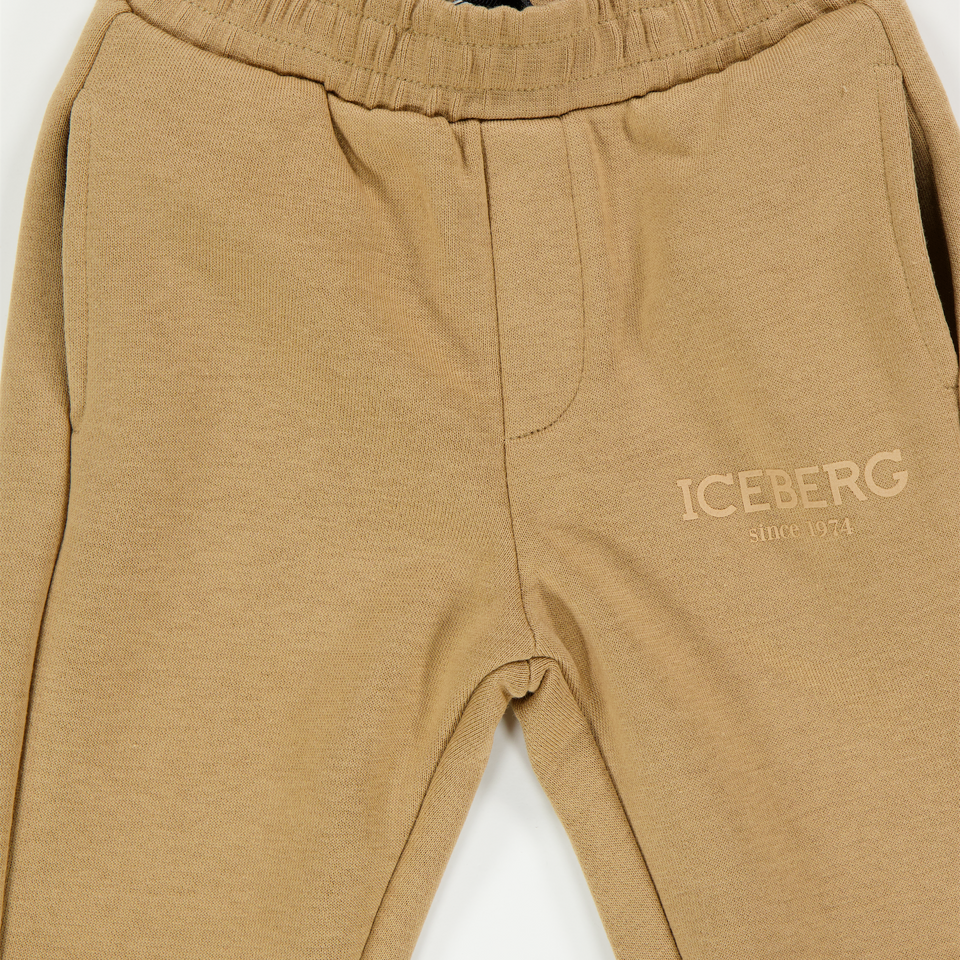 Iceberg Baby Jongens Broek In Camel