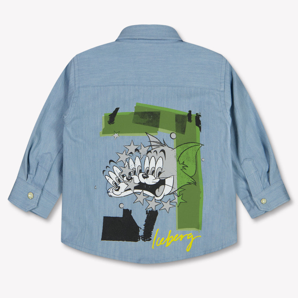 Iceberg Baby Jongens Blouse In Licht Blauw