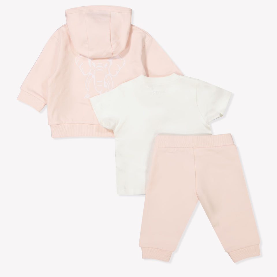 Kenzo kids Baby Unisex Joggingpak In Licht Roze