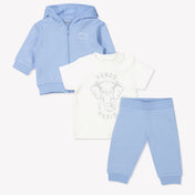 Kenzo kids Baby Unisex Joggingpak In Licht Blauw