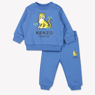 Kenzo kids Baby Jongens Joggingpak In Blauw