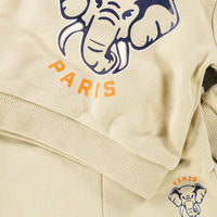 Kenzo kids Baby Jongens Joggingpak In Licht Beige