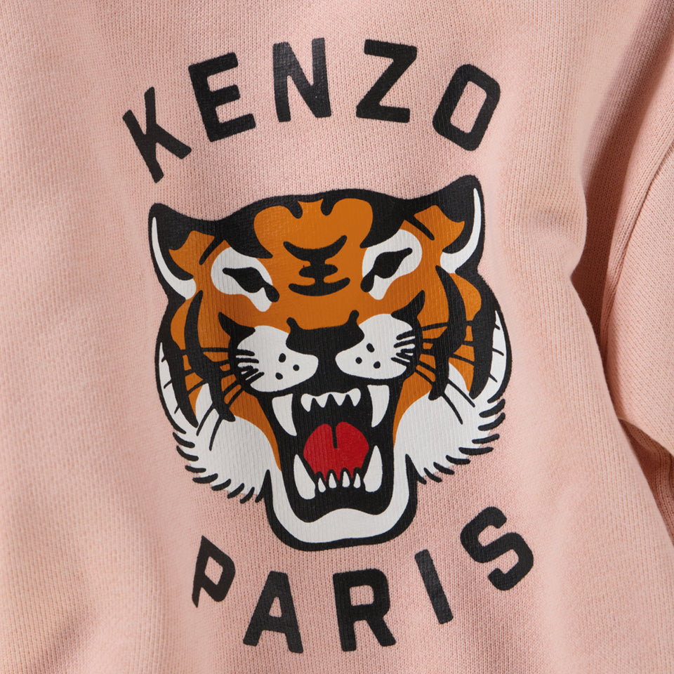 Kenzo kids Baby Jongens Jurk In Licht Roze