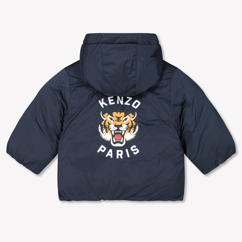 Kenzo kids Baby Jongens Winterjas In Navy