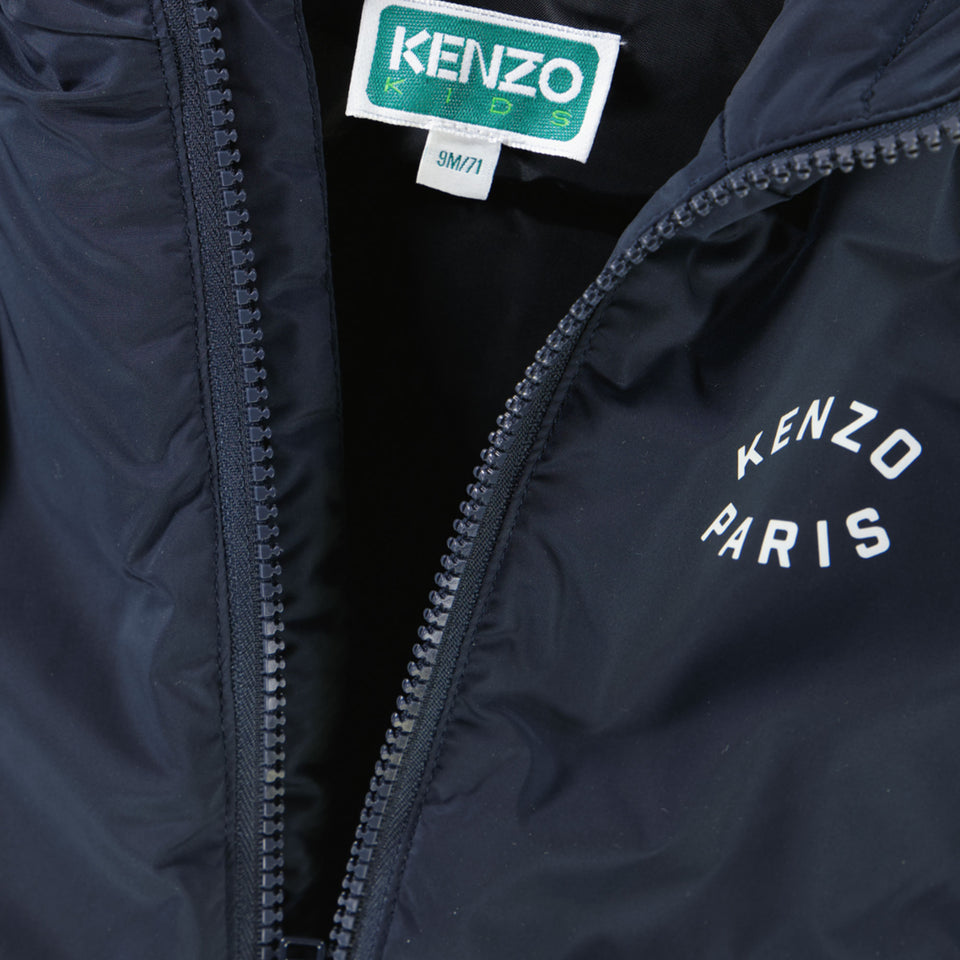 Kenzo kids Baby Jongens Winterjas In Navy