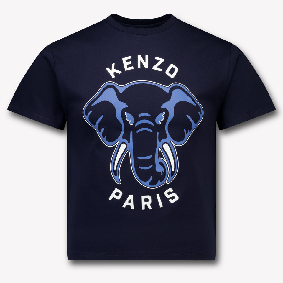 Kenzo kids Kinder Jongens T-Shirt In Navy