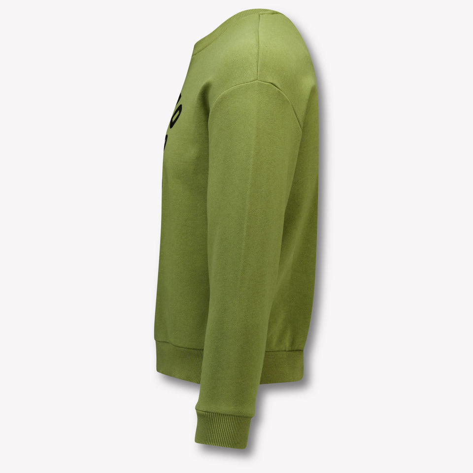 Kenzo kids Kinder Jongens Trui In Olijf Groen