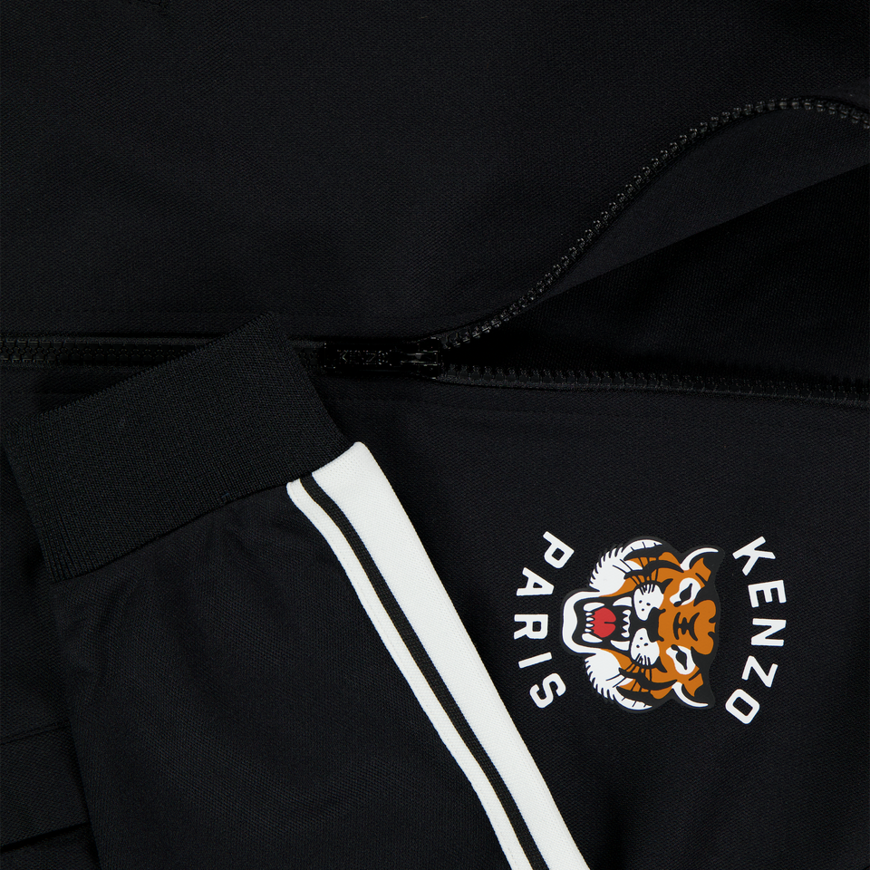 Kenzo kids Kinder Jongens Vest In Zwart