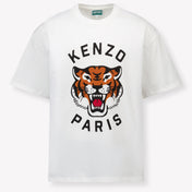 Kenzo kids Kinder Jongens T-Shirt In Wit