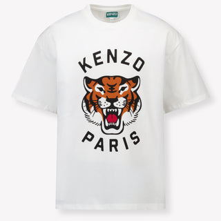 Kenzo kids Kinder Jongens T-Shirt In Wit