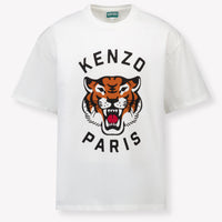 Kenzo kids Kinder Jongens T-Shirt In Wit