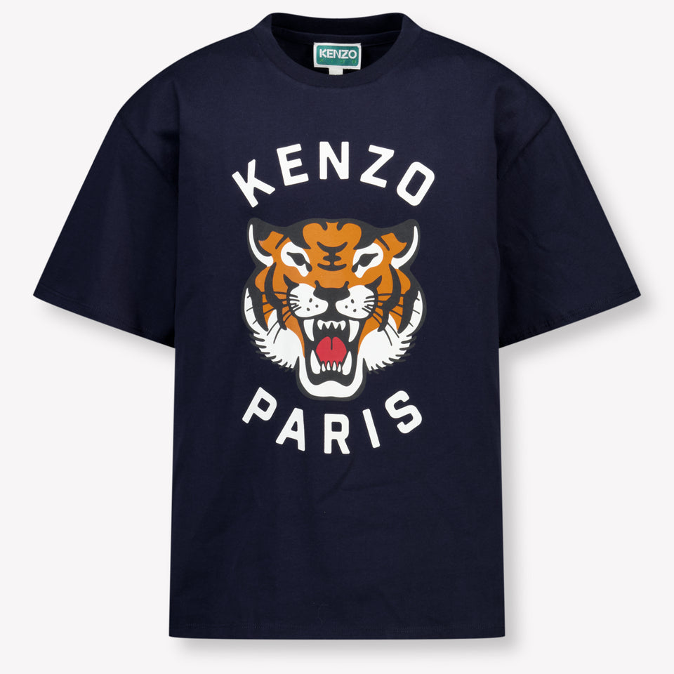 Kenzo kids Kinder Jongens T-Shirt In Navy
