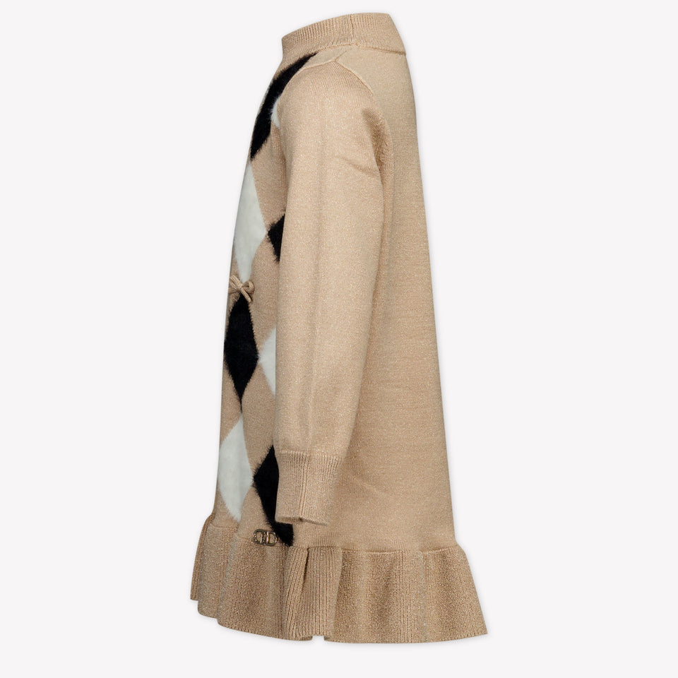 Liu Jo Kinder Meisjes Jurk In Beige