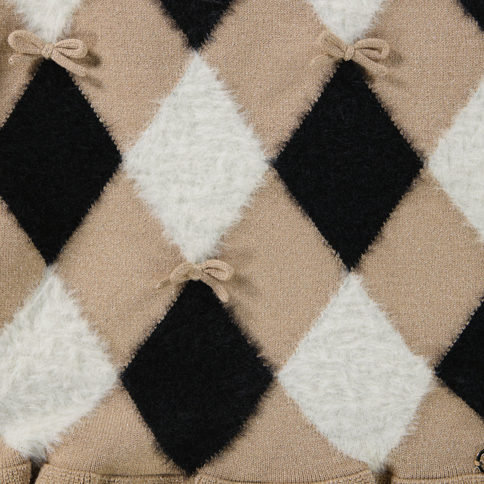 Liu Jo Kinder Meisjes Jurk In Beige