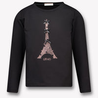 Liu Jo Kinder Meisjes T-Shirt In Zwart