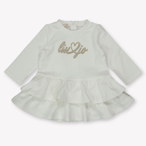 Liu Jo Baby Meisjes Jurk In Off White