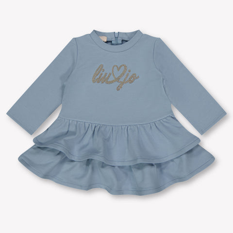 Liu Jo Baby Meisjes Jurk In Licht Blauw
