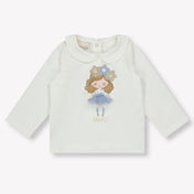 Liu Jo Baby Meisjes T-Shirt In Off White