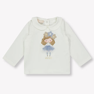 Liu Jo Baby Meisjes T-Shirt In Off White