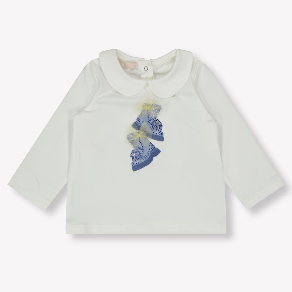 Liu Jo Baby Meisjes T-Shirt In Off White