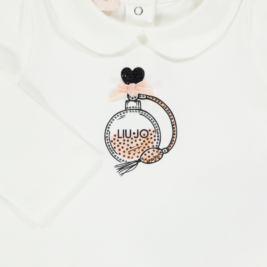 Liu Jo Baby Meisjes T-Shirt In Off White