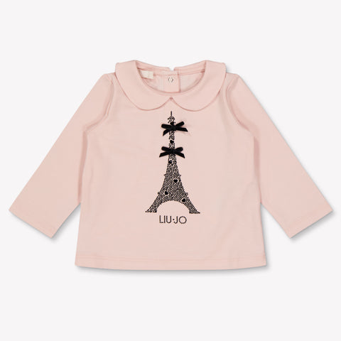 Liu Jo Baby Meisjes T-Shirt In Licht Roze