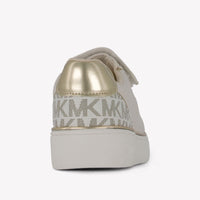Michael Kors Jem Mcclain Ps Meisjes Sneakers In Off White