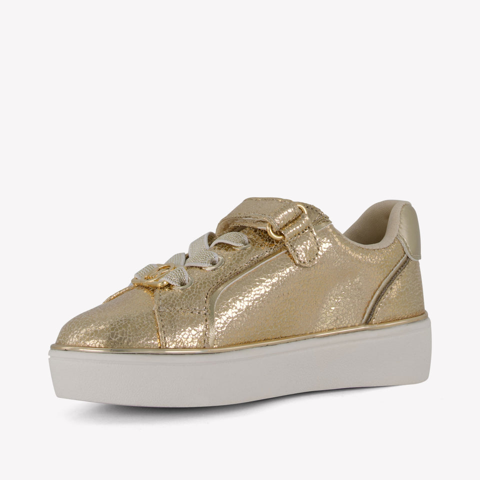 Michael Kors Jem Mcclain Ps Meisjes Sneakers In Goud
