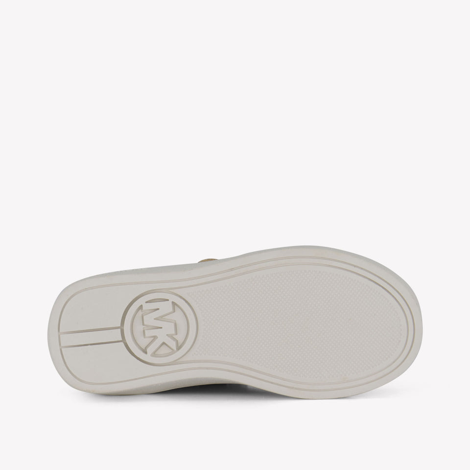 Michael Kors Jem Mcclain Ps Meisjes Sneakers In Goud