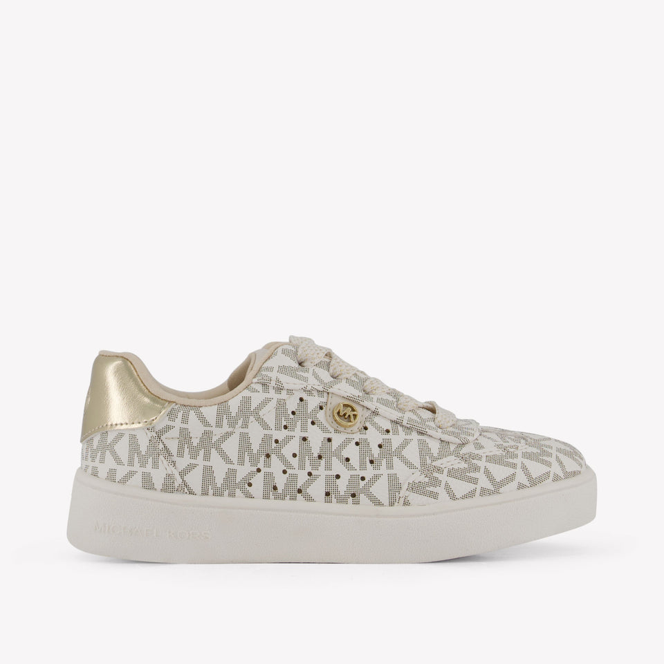 Michael Kors Meisjes Sneakers In Off White