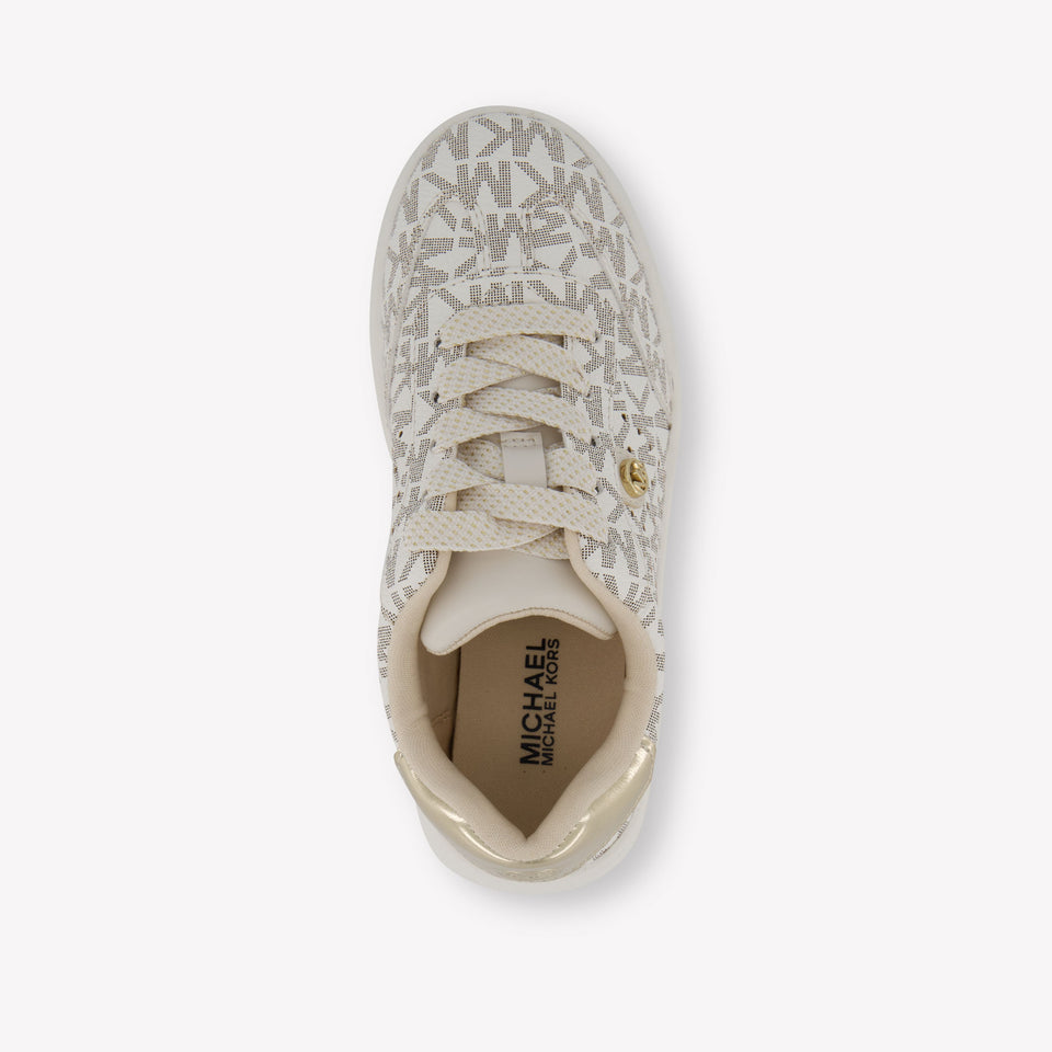 Michael Kors Meisjes Sneakers In Off White