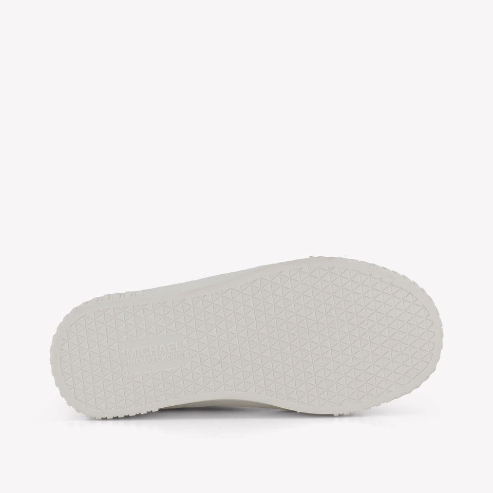 Michael Kors Shea Split Meisjes Sneakers In Off White