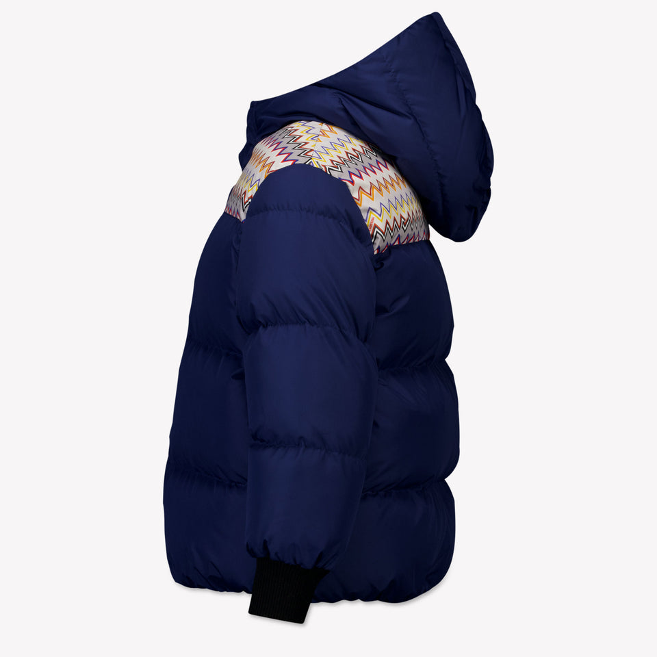 Missoni Kinder Jongens Winterjas In Navy