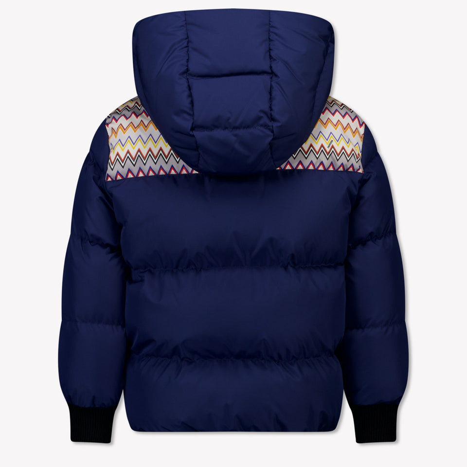 Missoni Kinder Jongens Winterjas In Navy