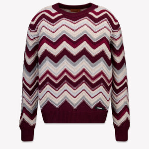 Missoni Kinder Jongens Trui In Bordeaux