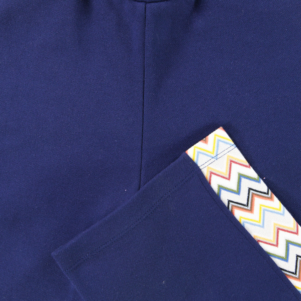 Missoni Kinder Jongens Broek In Navy
