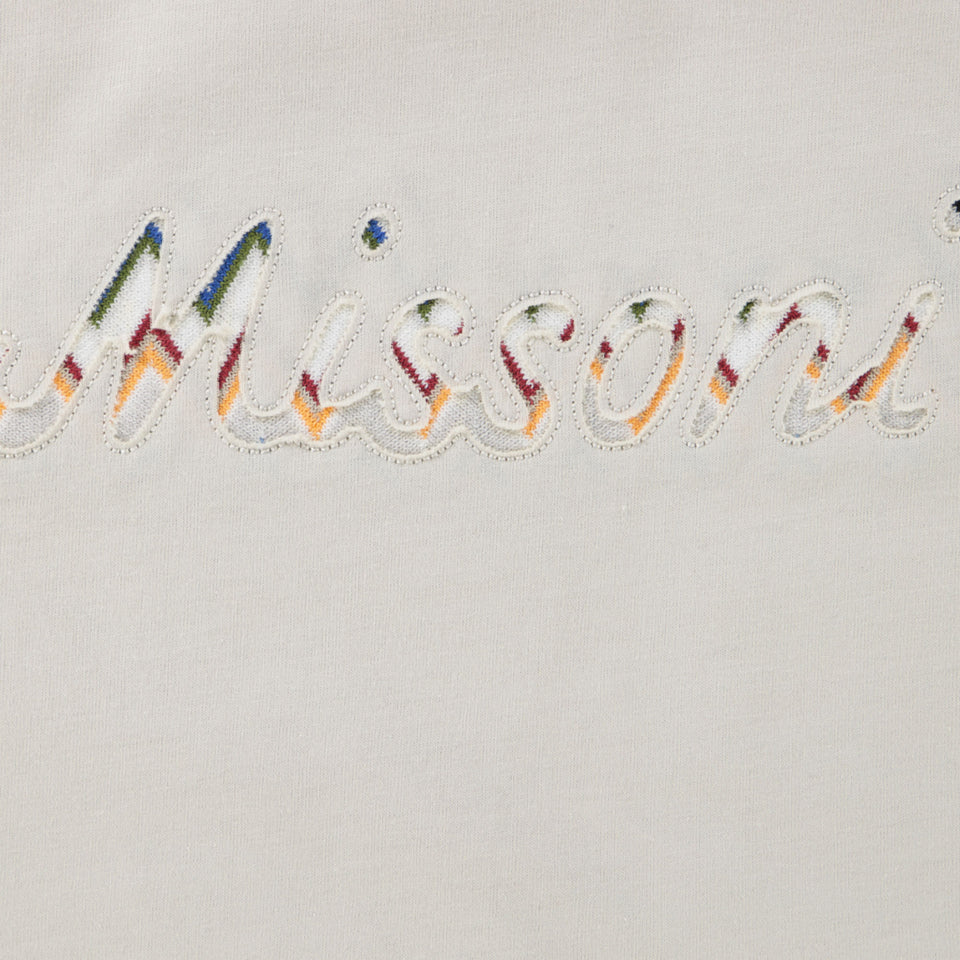 Missoni Kinder Jongens T-Shirt In Grijs