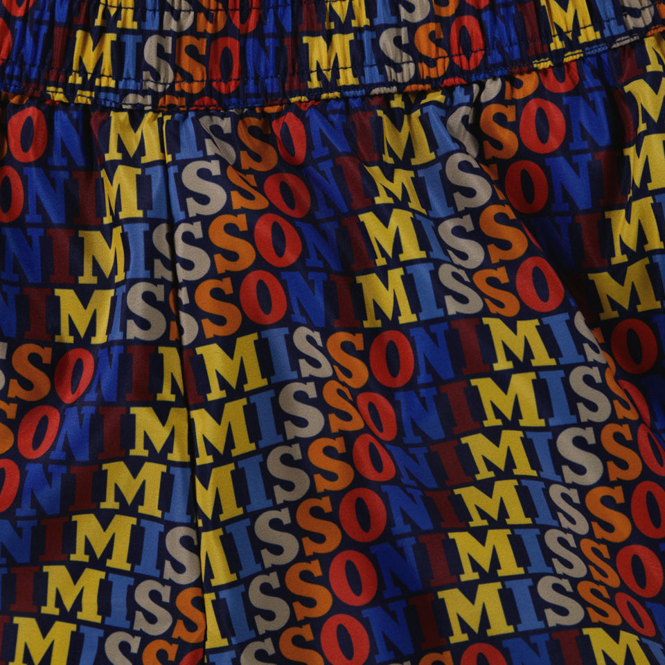 Missoni Kinder Jongens Zwemkleding In Blauw