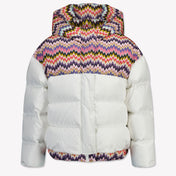 Missoni Kinder Meisjes Winterjas In Wit