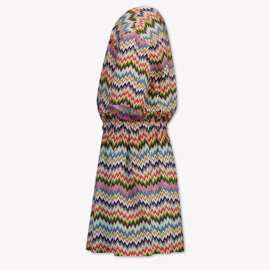 Missoni Kinder Meisjes Jurk In Fuchsia