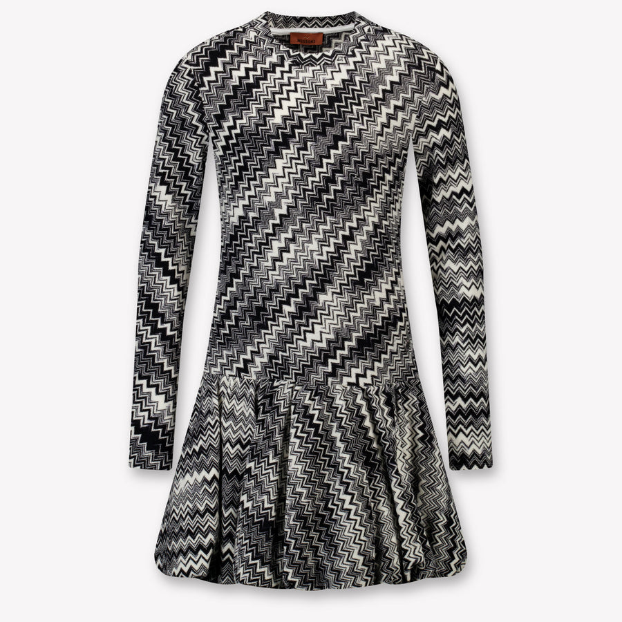 Missoni Kinder Meisjes Jurk In Zwart